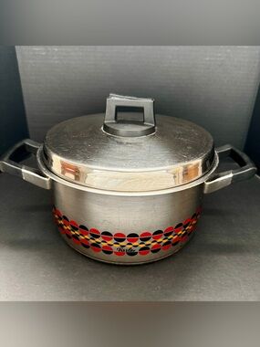 VTG Fissler Stainless Steel 18/10 Pot Dutch Oven Casserole 5-6 Qts Solar Germany